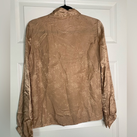 Vintage Bronze Floral Jo Matthew’s Top - Picture 4 of 4